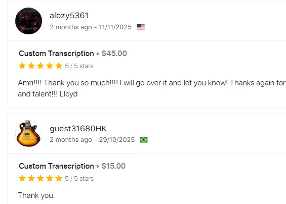 PaidTabs public client review screenshot